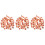150Ensembles Attaches De Broche Compactes Or Rose Pour Usage Décoratif 4