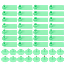 200Pièces Marqueurs D'oreille Pour Bétail Plastique Vert Résistant