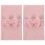 2Ensembles Lot De Swaddle Bébé Rose En Polyester Doux 3