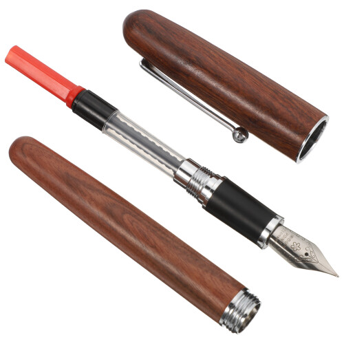 5Pièces Stylos Cadeau Bois Métal Design