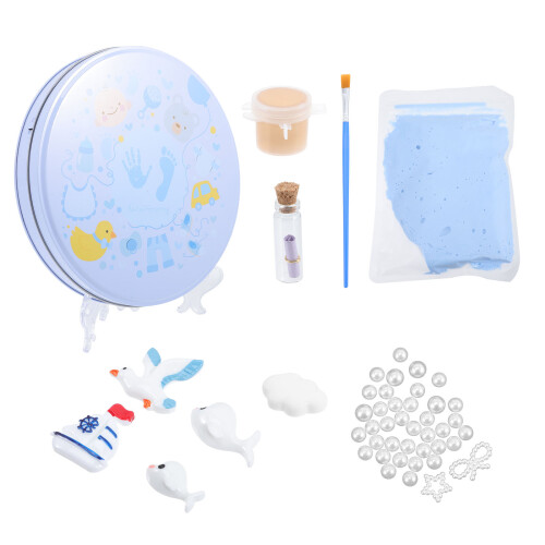 2Ensembles Kit Empreintes Bébé Facile D'usage Assorties 2