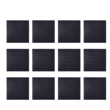 24Ensembles Patch Antidérapant Nylon Noir Pour Coins Bords