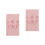 2Ensembles Lot De Swaddle Bébé Rose En Polyester Doux 5