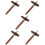 5Pièces Stylos Cadeau Bois Métal Design 9