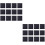 24Ensembles Patch Antidérapant Nylon Noir Pour Coins Bords 6