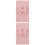 2Ensembles Lot De Swaddle Bébé Rose En Polyester Doux 6