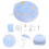 2Ensembles Kit Empreintes Bébé Facile D'usage Assorties 11
