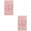 2Ensembles Lot De Swaddle Bébé Rose En Polyester Doux 7