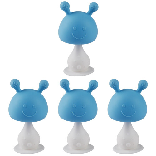 4Pièces Jouets De Dentition Bébé Silicone Éducatif Relaxant 1