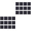 24Ensembles Patch Antidérapant Nylon Noir Pour Coins Bords 3