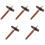 5Pièces Stylos Cadeau Bois Métal Design 5