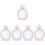 5Pièces Présentoir Rose Pratique Pour Salon Et Décor Table 6