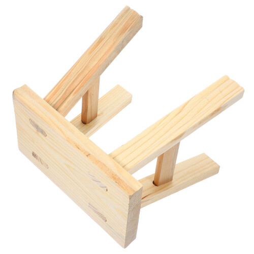 2Pièces Mini Bois Kaki Multidusage Stable Pour Tout-Petit 1