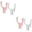 4Pcs Aluminum Alloy Clothes Rail Forks for Home Clothes Drying Pole 8