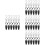 80Pcs Home Accessory PP Laundry Clip Hangers Multi-Use Assorted Colors 8
