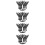 12Pcs Wear-Resistant Chin Straps Adjustable Black Nylon Plastic 10