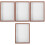 4Pcs DIY Wooden Specimen Shadow Box Frames for Floral Display 5
