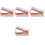 4Pcs Ergonomic Rose Gold Staple Puller Office Staple Remover 4