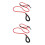 2Pcs Red Nylon Dog Traction Strap Heavy Duty Pet Pulling Leash 6