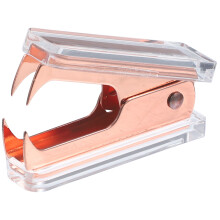 4Pcs Ergonomic Rose Gold Staple Puller Office Staple Remover