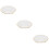 3Pcs Thickened Glass Tea Coasters Drink Cup Holders 11