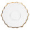 3Pcs Thickened Glass Tea Coasters Drink Cup Holders 3