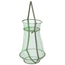 2Pcs Reusable Nylon Green Fishing Basket Wear-Resistant Fish Net