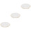 3Pcs Thickened Glass Tea Coasters Drink Cup Holders 7