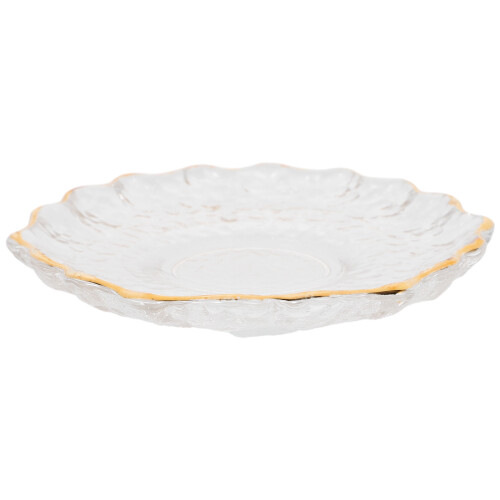 3Pcs Thickened Glass Tea Coasters Drink Cup Holders 1