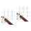 16Pcs White Ceramic Rabbit Chopstick Racks for Kitchen and Table Use 4
