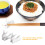 16Pcs White Ceramic Rabbit Chopstick Racks for Kitchen and Table Use 10