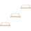 3Pcs Lightweight Wooden Incense Dry Net Tray Stackable DIY Mesh 7