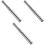 3Pcs Silver Stainless Steel Lemon Pressing Rod Ice Muddler for Drinks 3