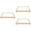 3Pcs Lightweight Wooden Incense Dry Net Tray Stackable DIY Mesh 8