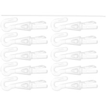 4Sets Home Use Vertical Blind Tilt Wand White PP Replacement Rods