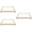 3Pcs Lightweight Wooden Incense Dry Net Tray Stackable DIY Mesh 9