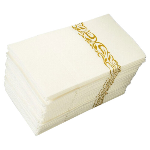 100Pcs Lightweight Table Pocket Wrapping Napkins in Assorted Colors 1