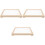 3Pcs Lightweight Wooden Incense Dry Net Tray Stackable DIY Mesh 5