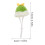 2Pcs Cute Light Green Hamster Hat for Small Prop 10
