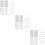 45Pcs Empty Lip Balm Tubes White Petg Refillable Containers with Wand 11