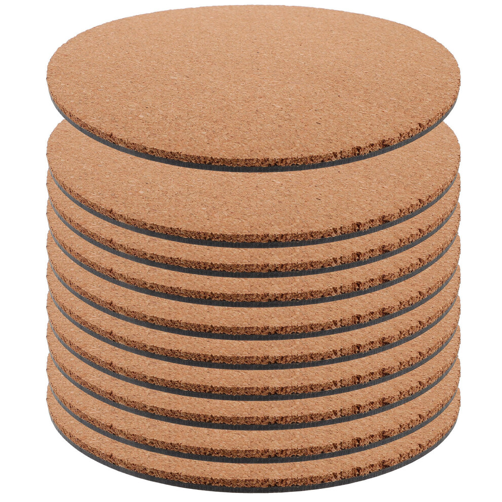 20Pcs Durable Cork Plant Mats Smooth Surface Round Flowerpot Coasters 3032998174316