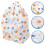 2Pcs Durable Peva Drawstring Clothes Storage Bags Portable Multi-Use 11