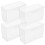 12Pcs Compact Plastic Photo Box with Lid for Card Storage 3