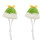 2Pcs Cute Light Green Hamster Hat for Small Prop 4