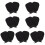 14Pcs Lightweight Black Bathing Gloves Exfoliating Shower Mitts 5