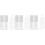 45Pcs Empty Lip Balm Tubes White Petg Refillable Containers with Wand 6