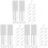 45Pcs Empty Lip Balm Tubes White Petg Refillable Containers with Wand 4