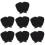 14Pcs Lightweight Black Bathing Gloves Exfoliating Shower Mitts 8