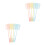 12Pcs Assorted Color Plastic Fly Swatters Manual Long Handle Home Use 6