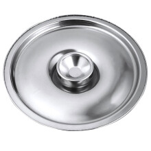 3Pcs Stainless Steel Oil Pot Covers Silver Universal Kitchen Lid